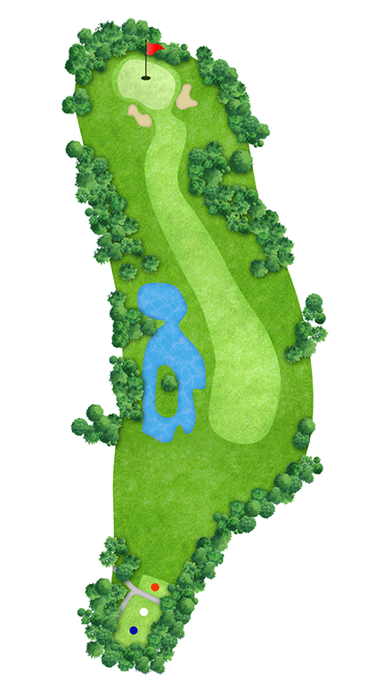 OUT HOLE 2 コースマップ